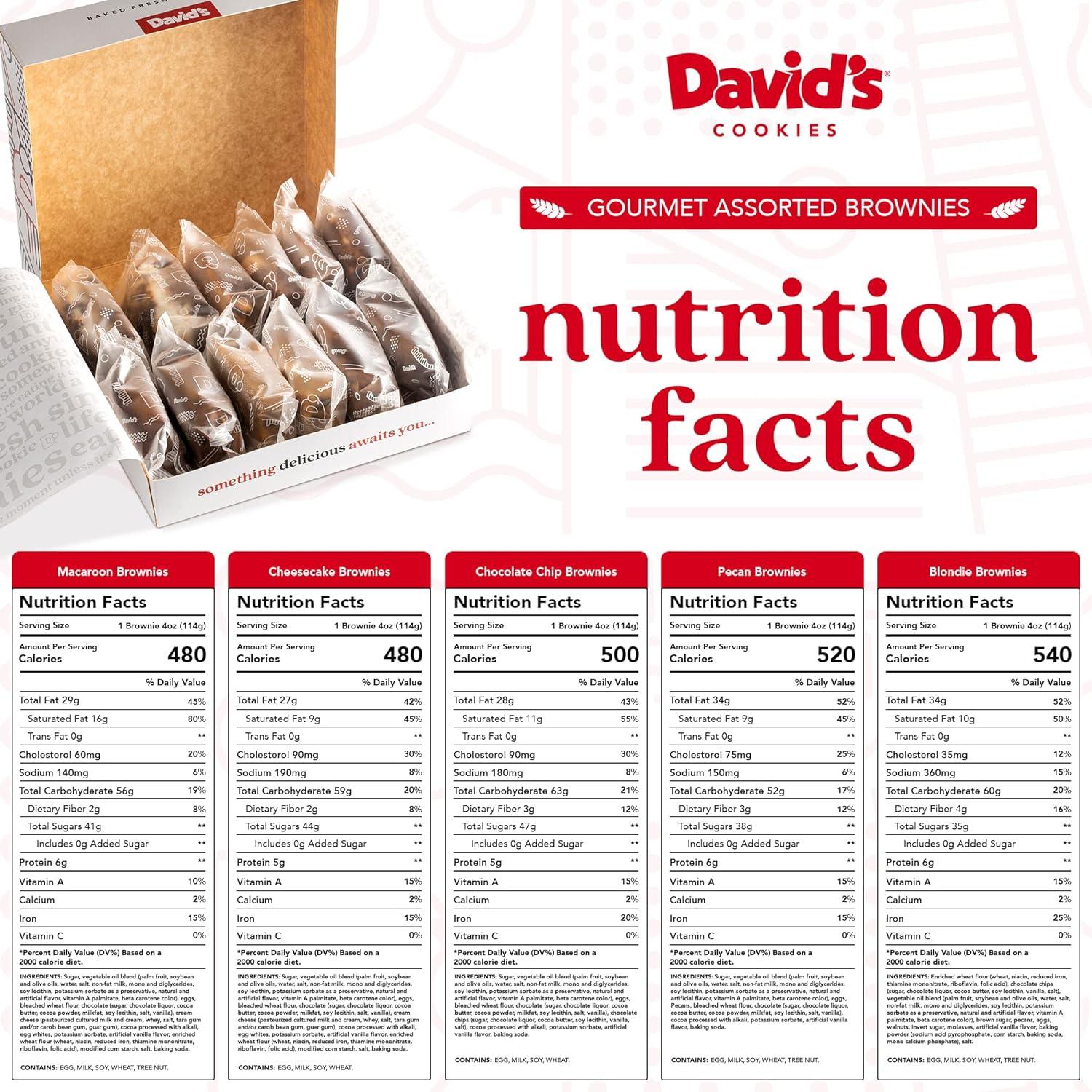 Best Gourmet Brownie Snacks – David’s Cookies Assorted Brownies – 12 Pcs Review
