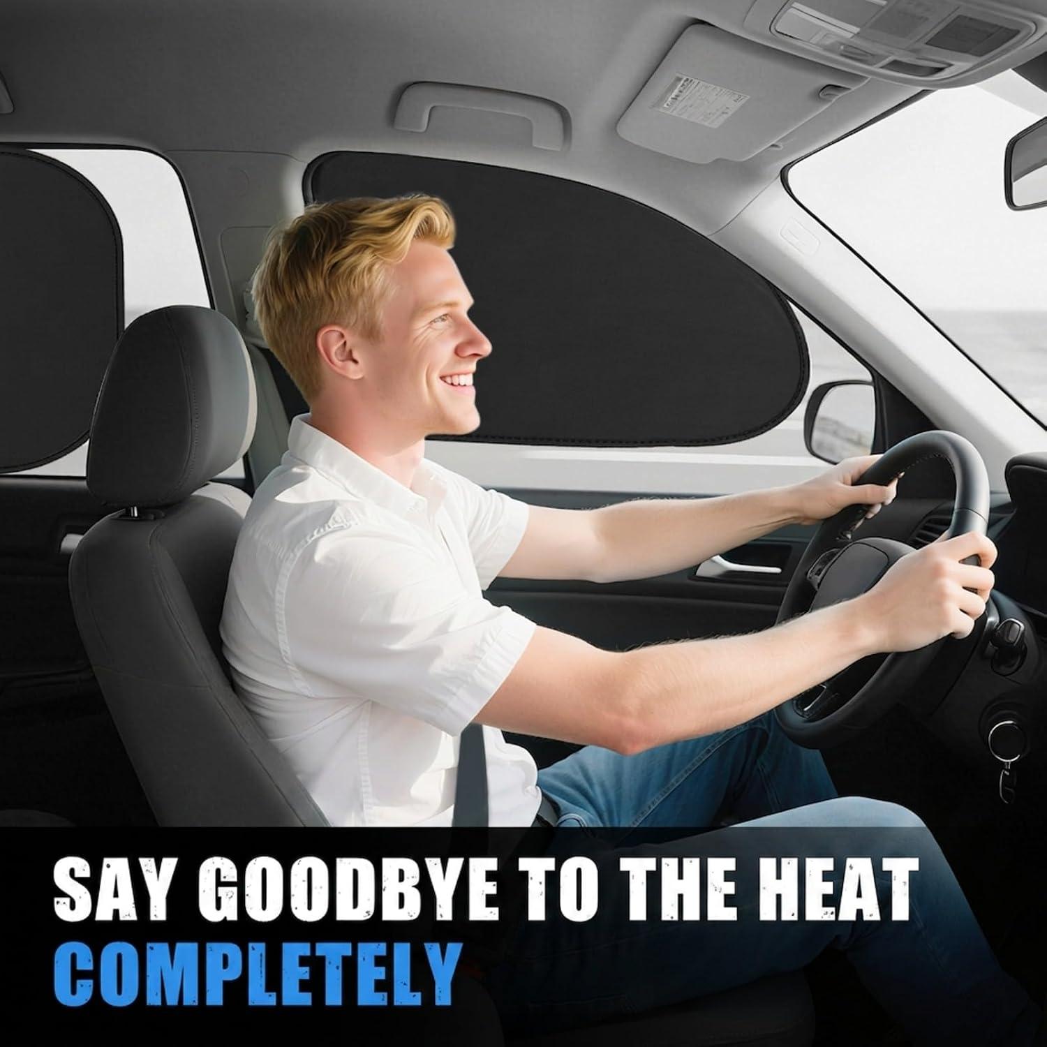 Best Car Window Sunshade – Foldable Static Cling Front 2 PCS Review